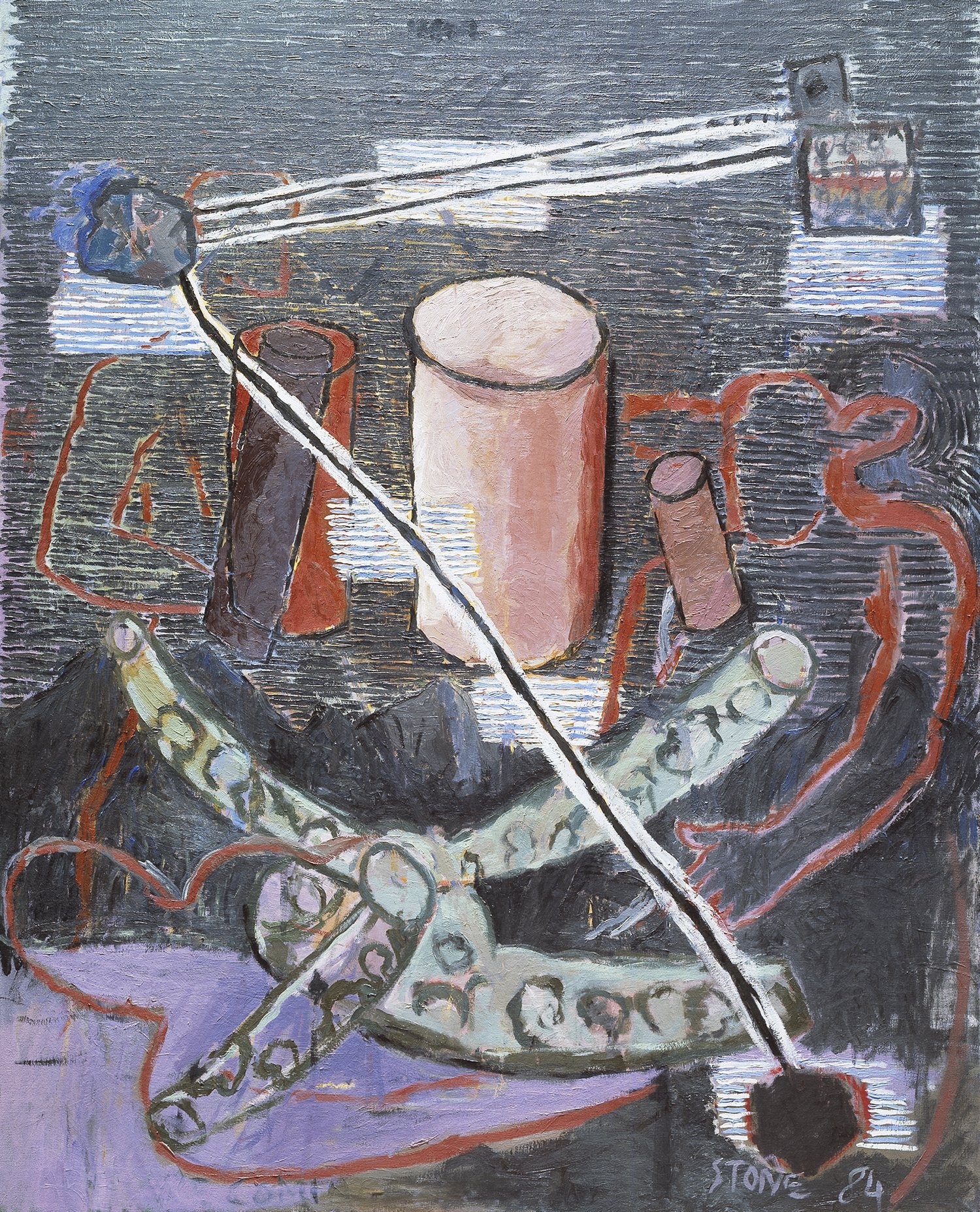 Are We Coming Back 1984, Oil on Canvas, 150x 120 cm