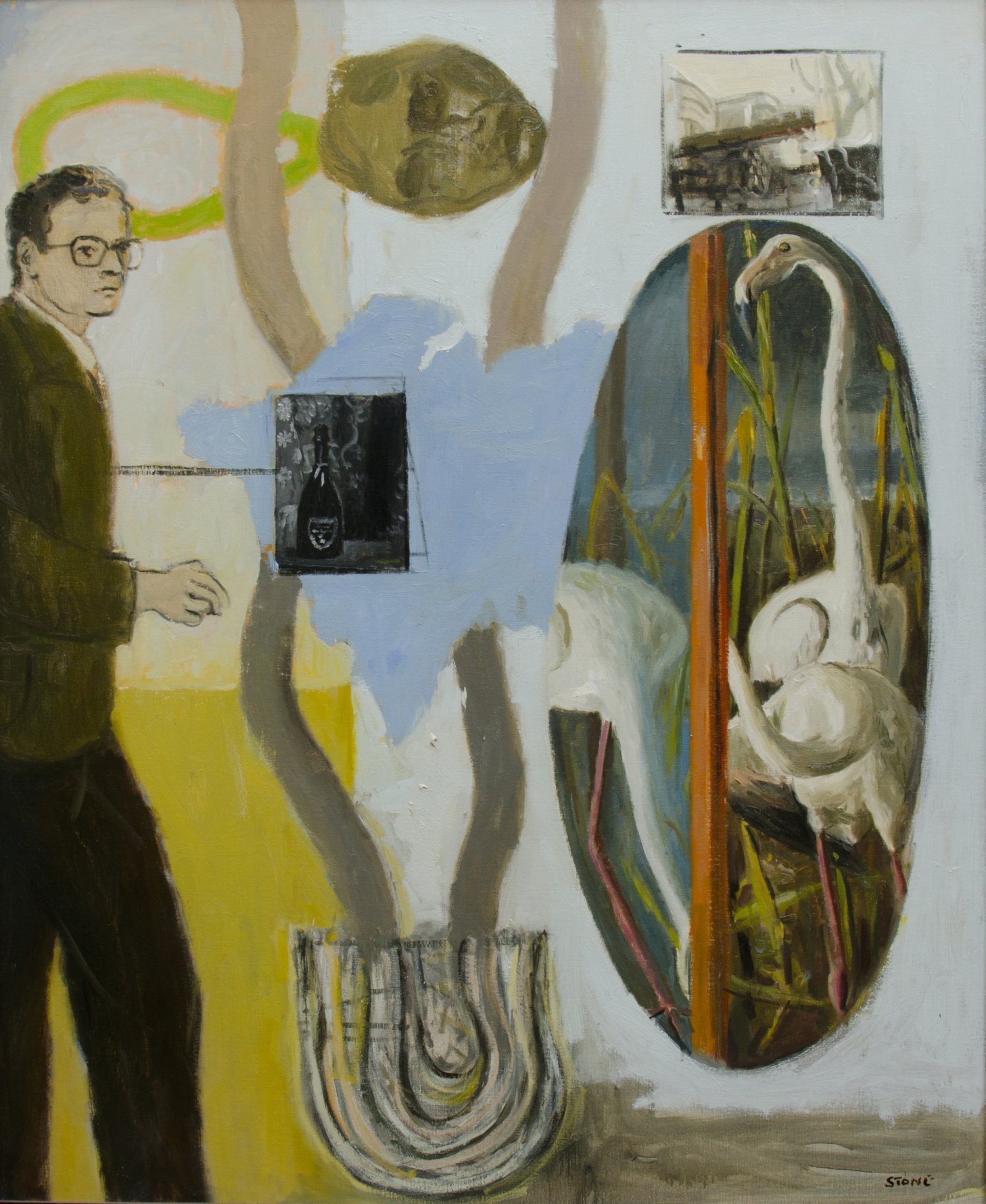 The Day before Yesterday 2010, Oil on Canvas, 117 x 92 cm