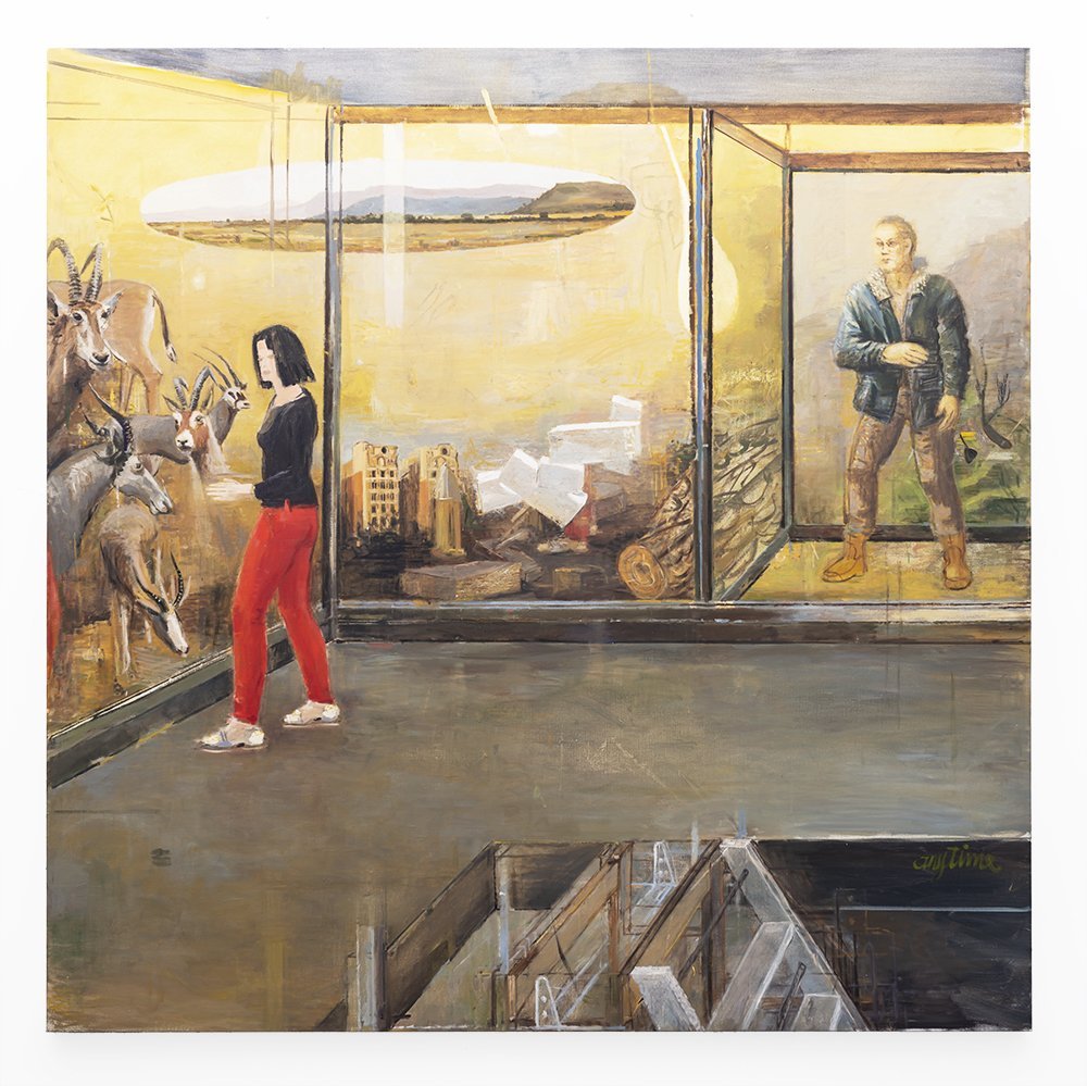 Museum of Chaos 2019, Oil on Canvas, 192 x 192 cm