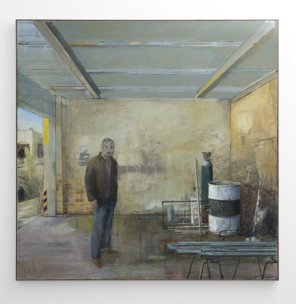Non Ferrous 2017, Oil on Canvas, 190 x 190 cm