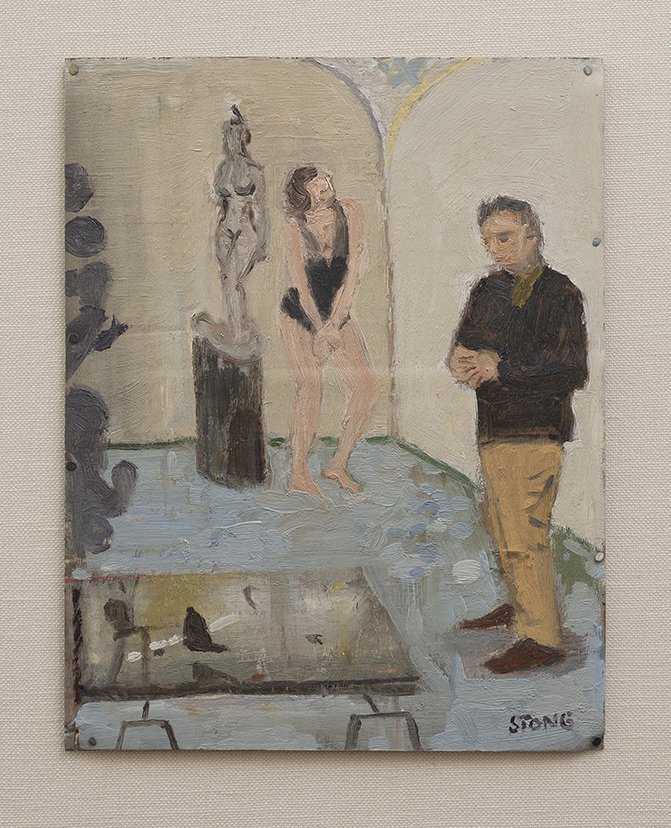 Sculpture Room 2016, Oil on Canvas, 31 x 24 cm