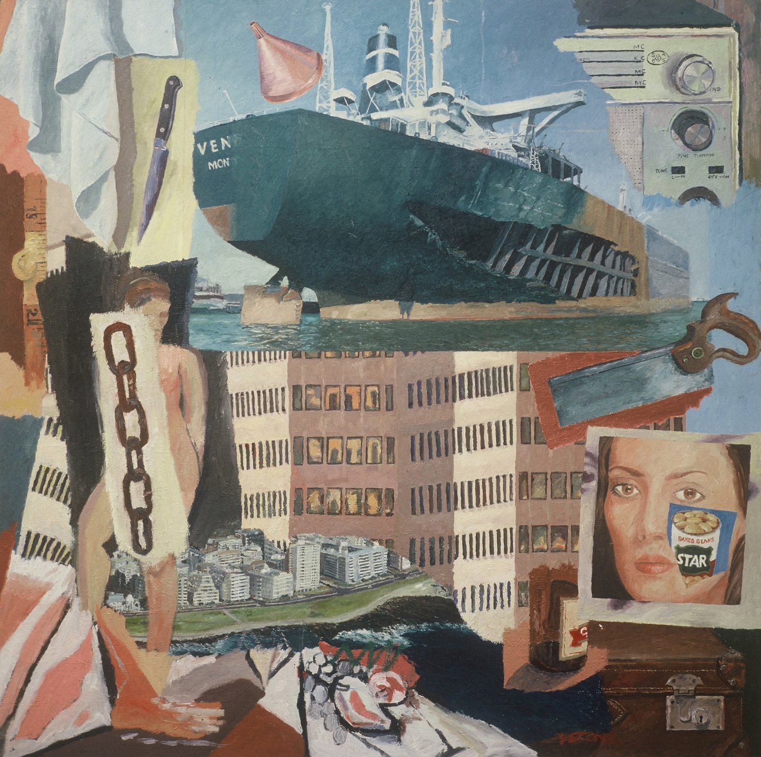 VenPet 1977, Oil on Canvas, 122 x 122 cm